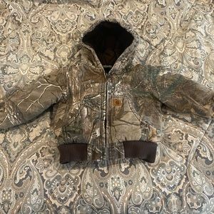 Carhartt Toddler Camo Insulated Jacket Coat Warm Winter Snow Size 2T